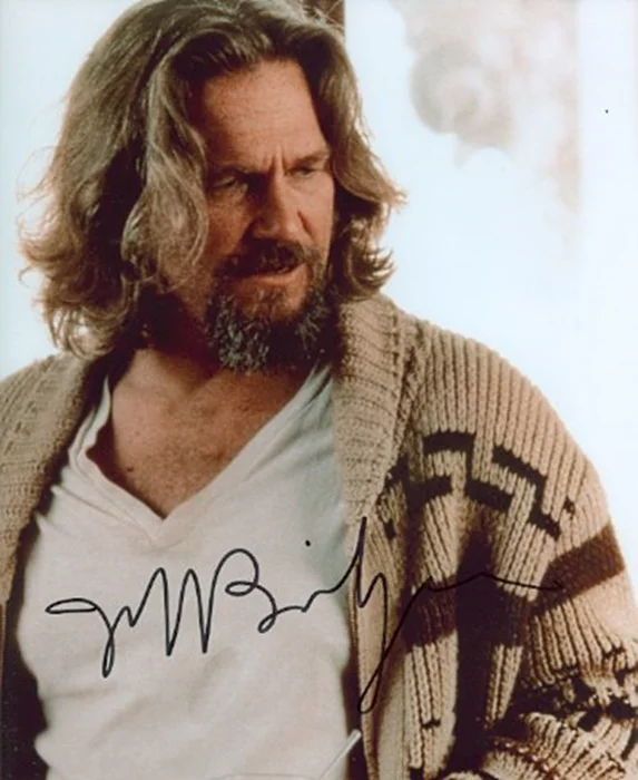 Jeff Bridges autograph