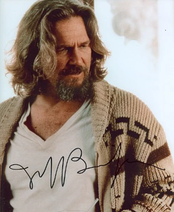 Jeff Bridges autograph