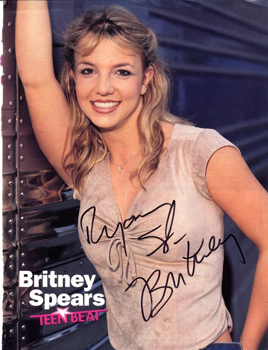 Britney Spears autograph