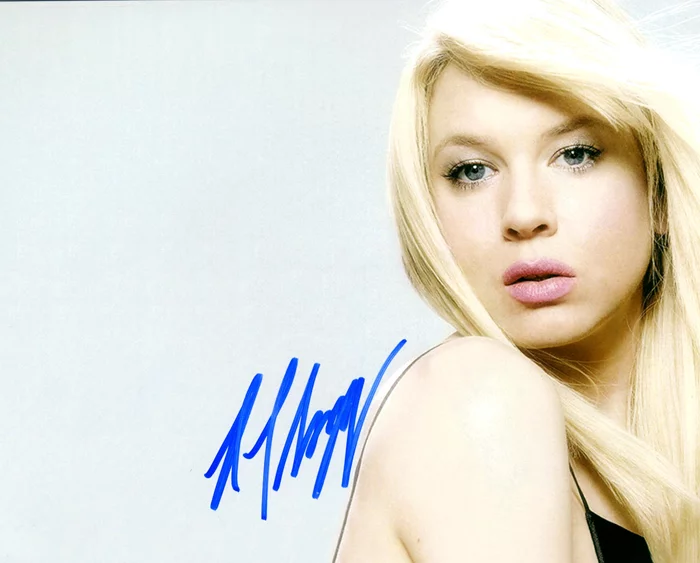 Renee Zellweger autograph