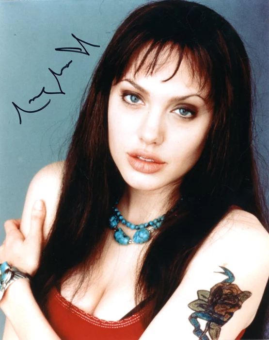 Angelina Jolie autograph