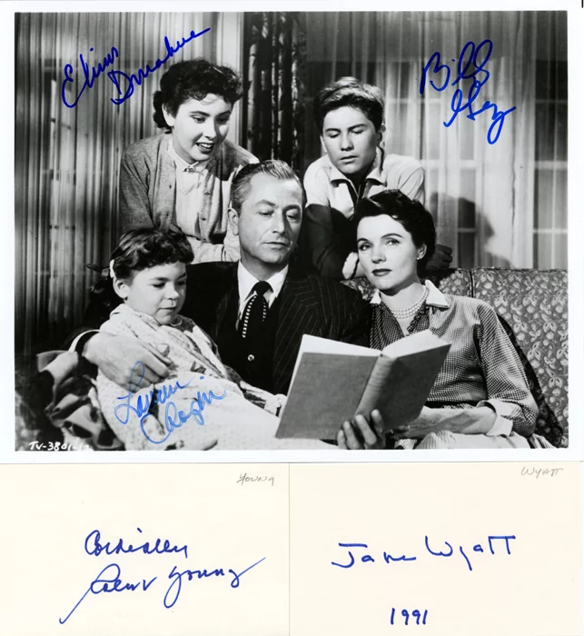Father Knows Best autograph