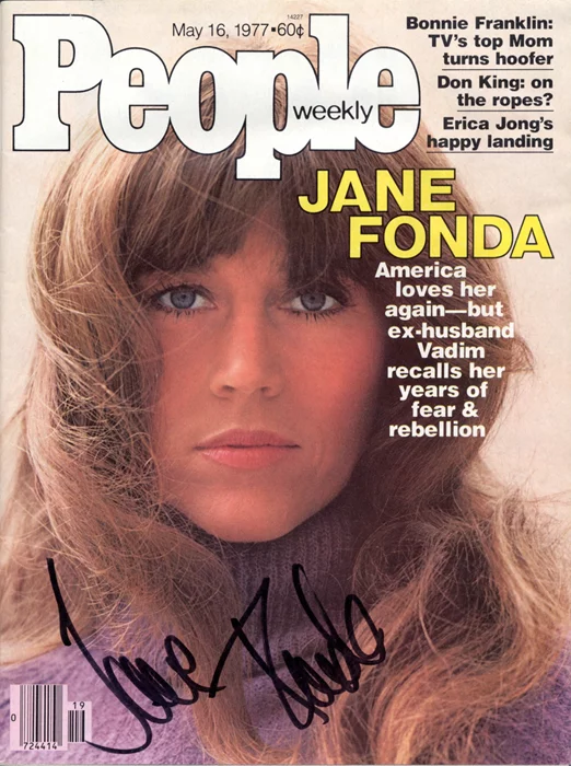 Jane Fonda autograph
