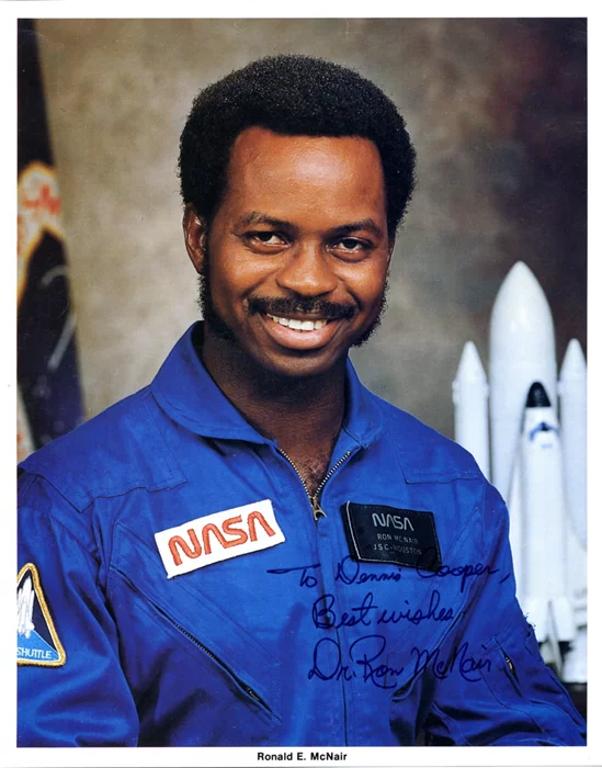 Ronald McNair autograph