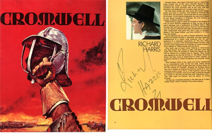 Richard Harris autograph