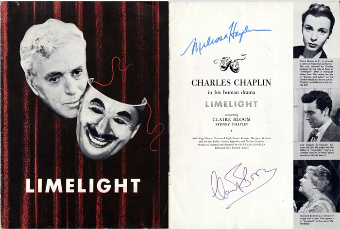 Claire Bloom & Melissa Hayden autograph
