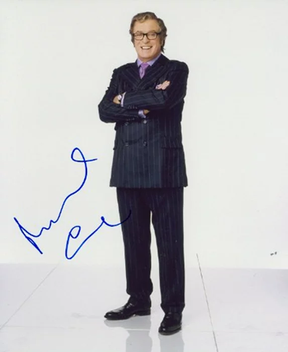 Michael Caine autograph