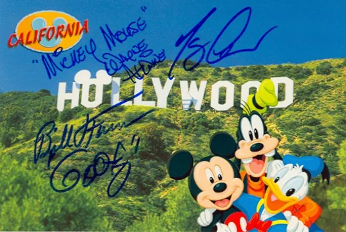 Disney Voices autograph