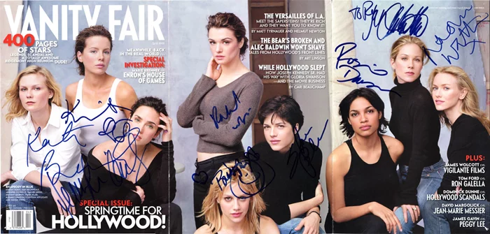 Vanity Fair autograph