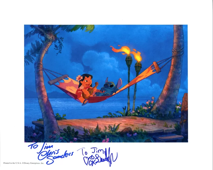 Lilo & Stitch autograph