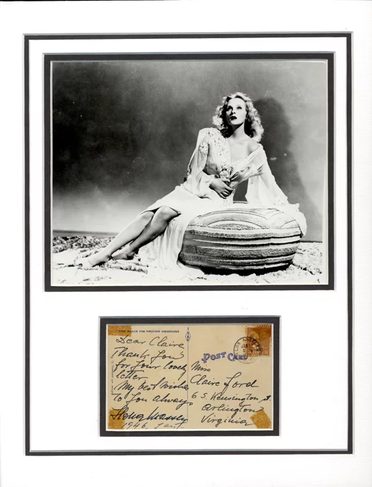 Ilona Massey autograph