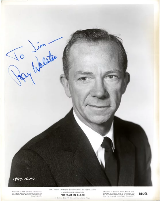 Ray Walston autograph