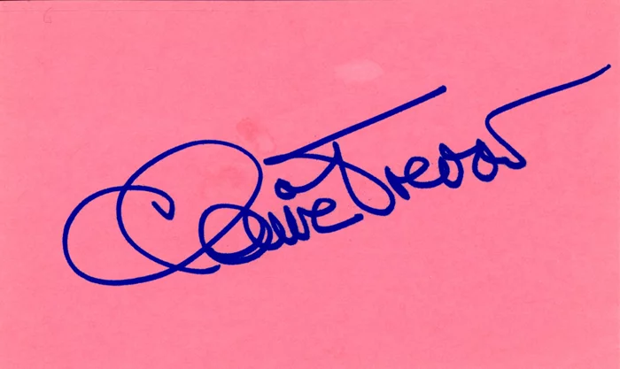 Claire Trevor autograph