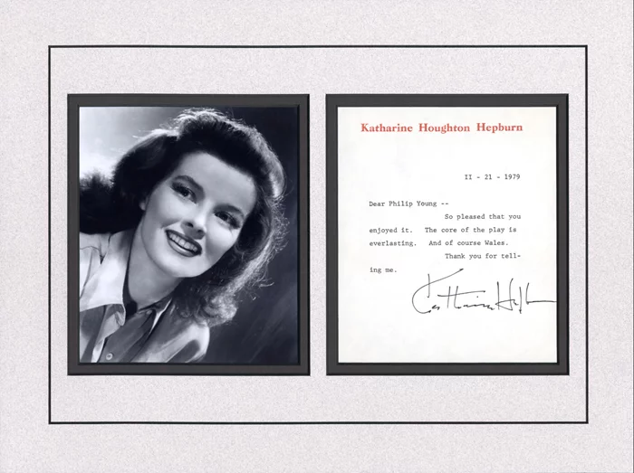 Katharine Hepburn autograph