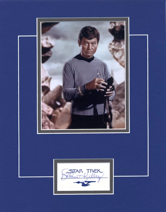 Deforest Kelley autograph