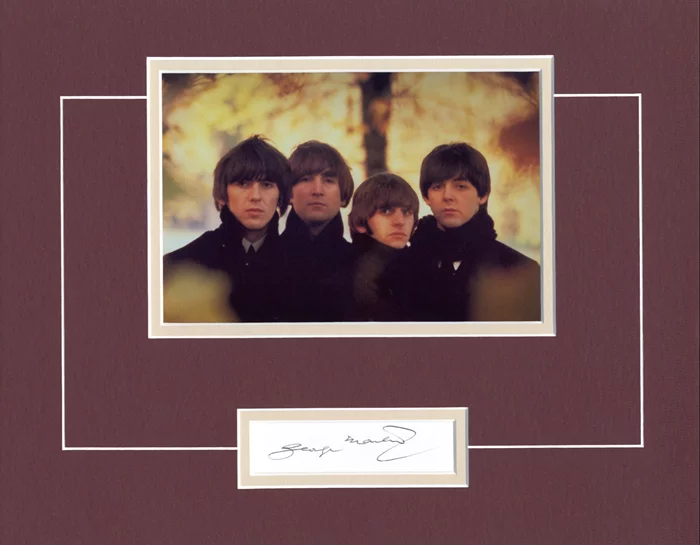 George Martin autograph