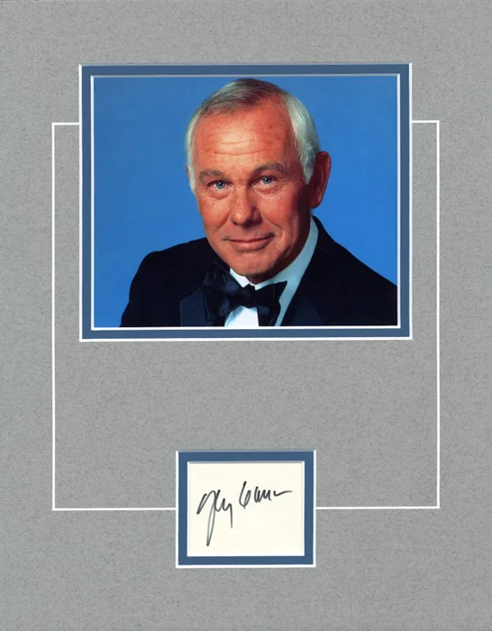 Johnny Carson autograph