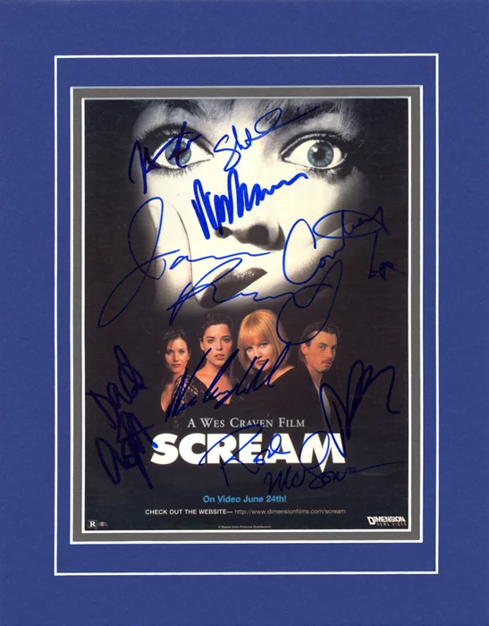 Scream autograph