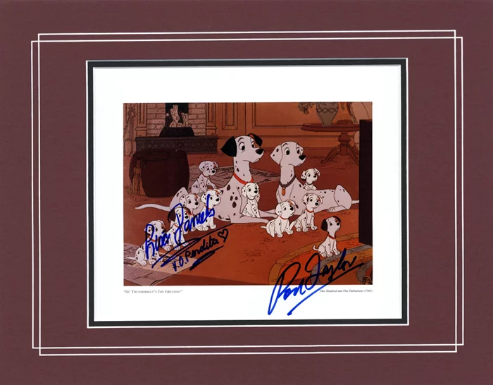 101 Dalmatians autograph