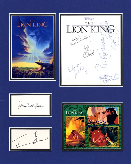 The Lion King autograph