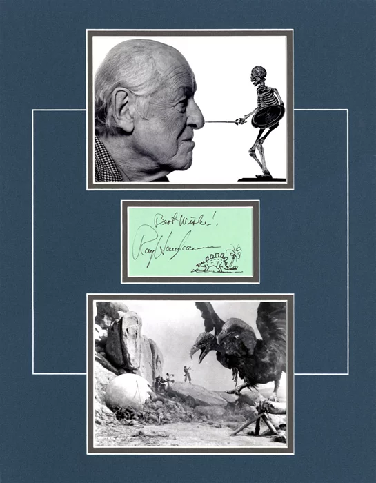 Ray Harryhausen autograph