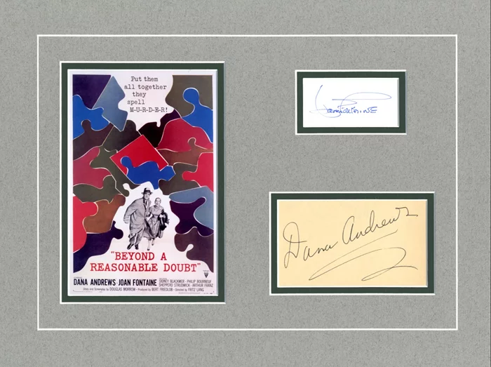 Beyond A Reasonable Doubt autograph