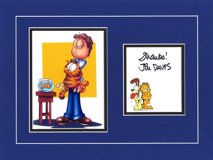 Garfield autograph