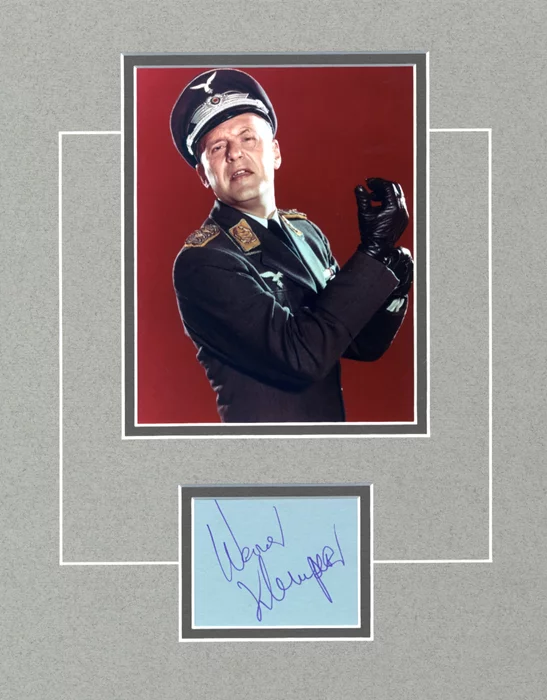 Werner Klemperer autograph