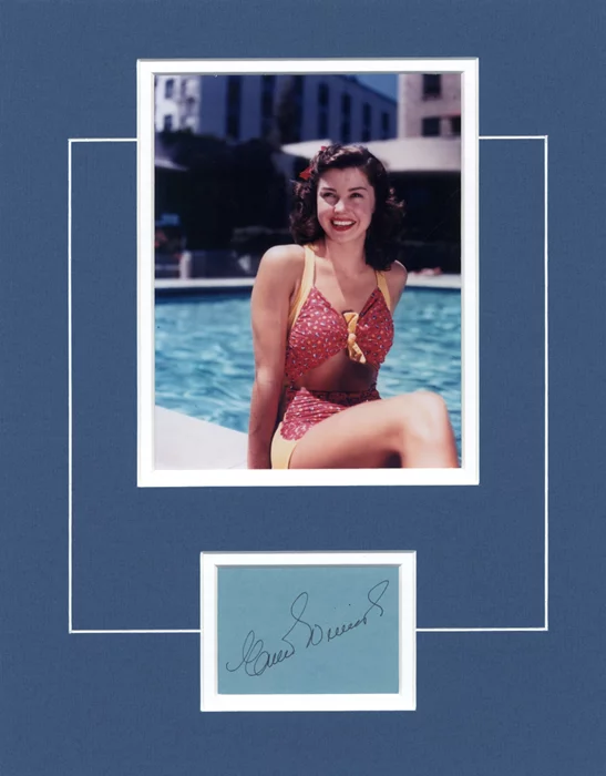 Esther Williams autograph