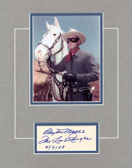 Clayton Moore autograph