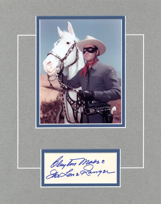 Clayton Moore autograph
