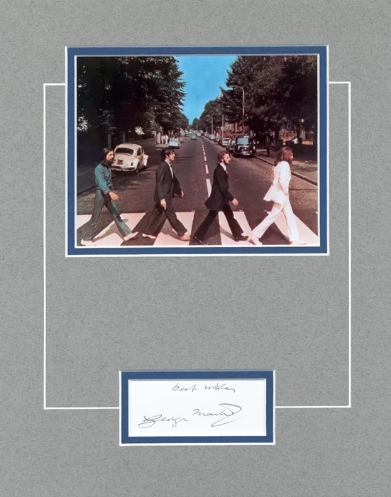 George Martin autograph