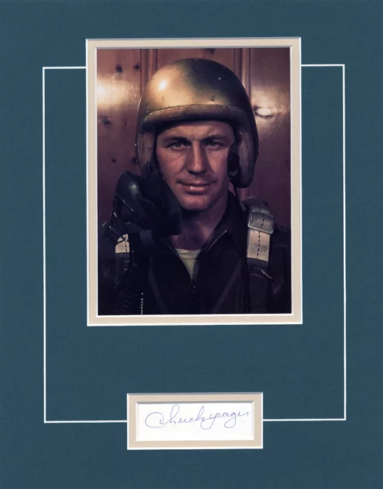 Chuck Yeager autograph