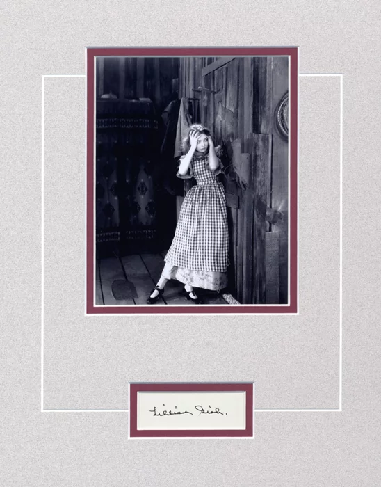 Lillian Gish autograph