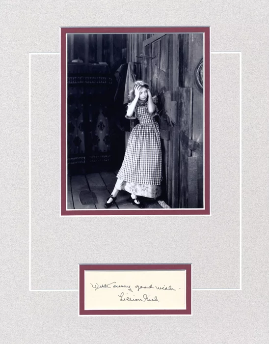 Lillian Gish autograph