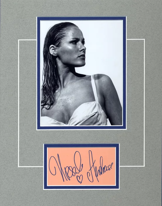 Ursula Andress autograph