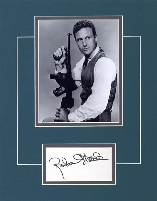 Robert Stack autograph