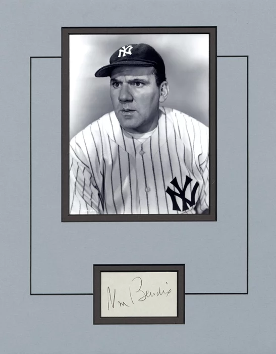 William Bendix autograph