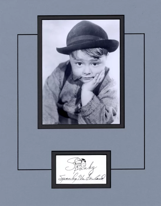 Spanky McFarland autograph