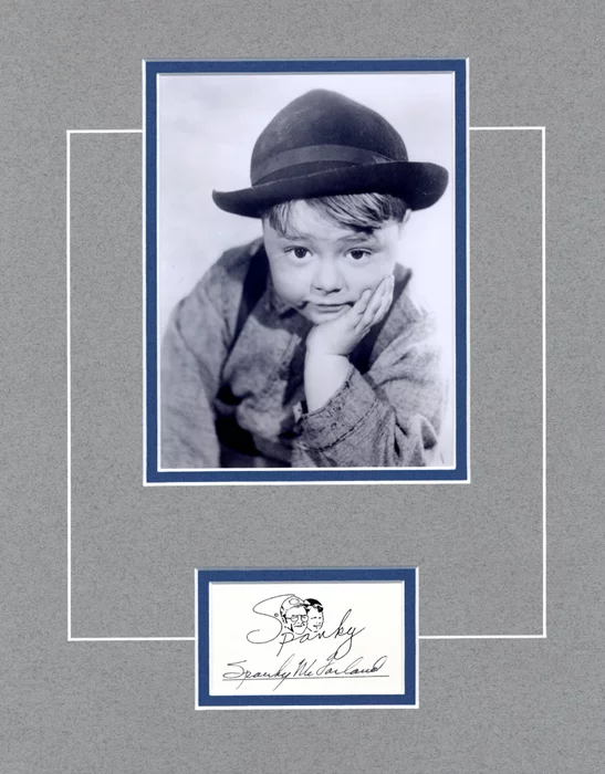 Spanky McFarland autograph