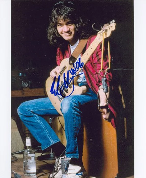 Eddie Van Halen autograph