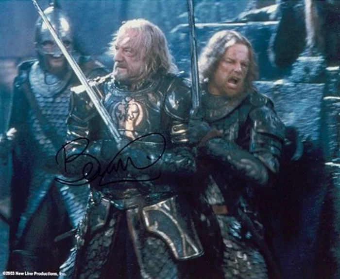 Bernard Hill autograph