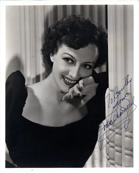 Joan Crawford autograph
