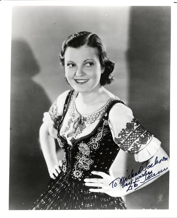 Zita Johann autograph