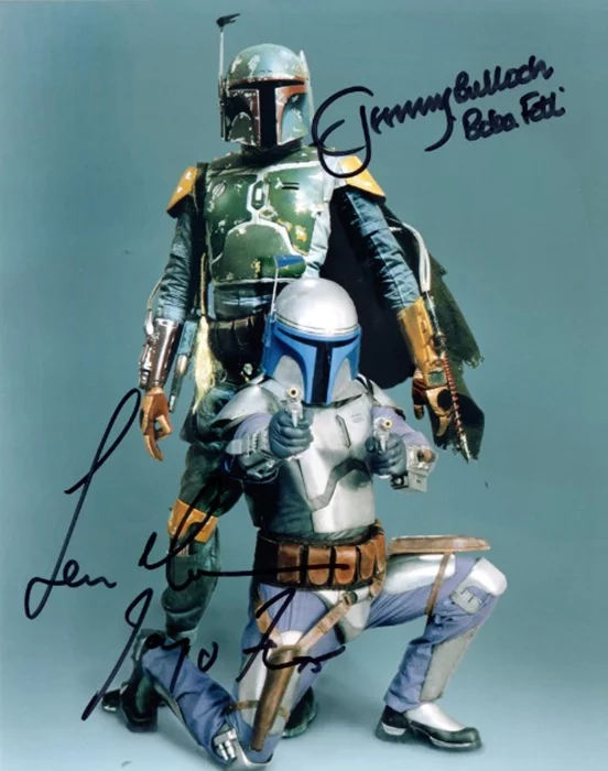 Boba Fett and Jango Fett autograph