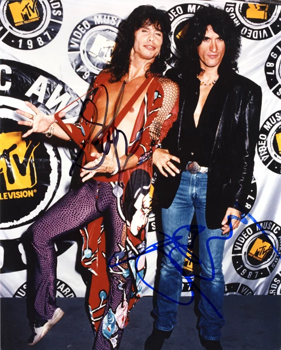 Aerosmith autograph