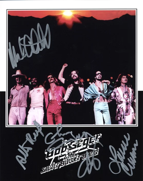 Bob Segar & The Silver Bullet Band autograph