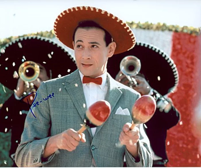 Pee-Wee Herman autograph