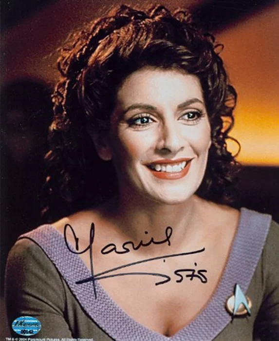 Marina Sirtis autograph