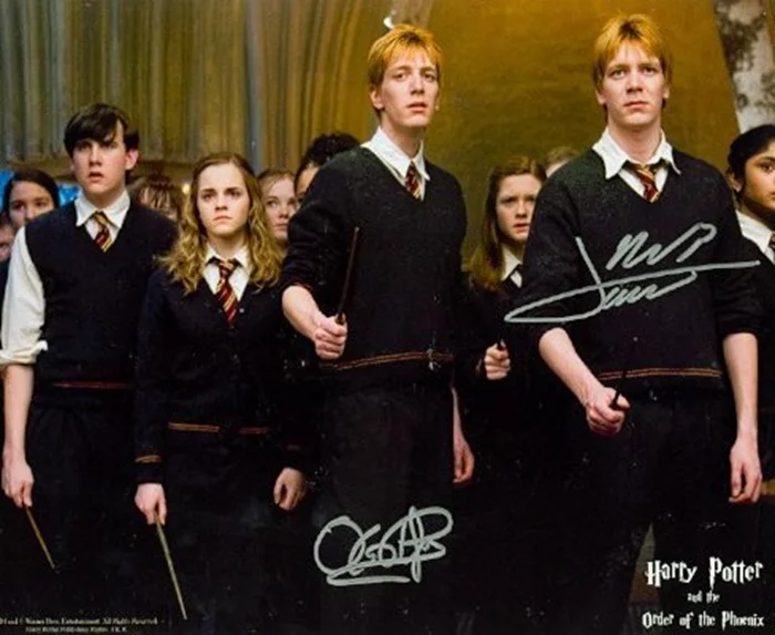 James & Oliver Phelps autograph